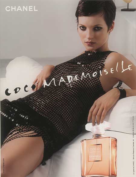 Publicité Coco Mademoiselle - Kate Moss