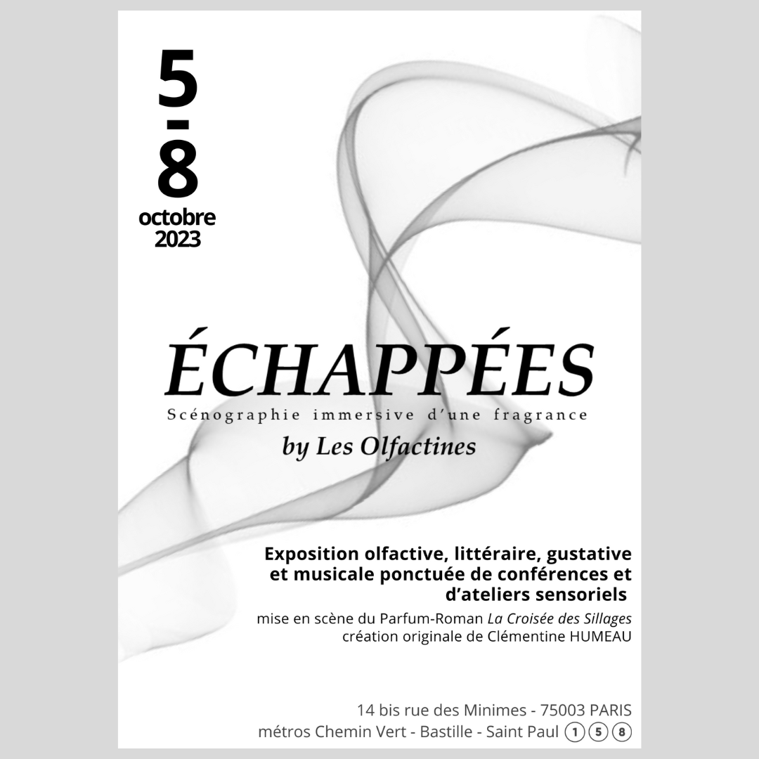 Échappées by Les Olfactines, exposition immersive et sensorielle de Clémentine Humeau