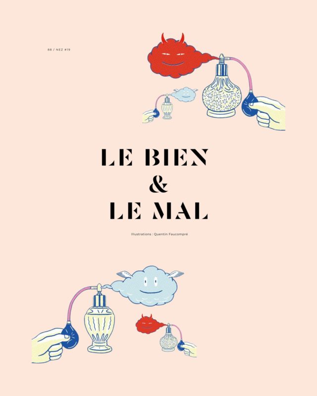👼« Le bien et le mal »⁠😈⁠
⁠
Rubrique / Le grand dossier ⁠
⁠
6 articles thématiques à découvrir au sein du grand dossier ⁠
⁠
Ça pue ou ça sent bon ? Lorsqu’il s’agit de juger une odeur, il est rare⁠ d’émettre un avis nuancé. Notre nez ne semble apte qu’à aimer ou détester.⁠
Mais, d’ailleurs, d’où nous viennent ce goût et ce dégoût si tranchés ? ⁠
Sont-ils innés ou culturels ? Qui peut par ailleurs prétendre savoir qu’un parfum est beau, ou pas ? Des matières nauséabondes peuvent-elles contribuer à construire de la beauté olfactive ? ⁠
Si⁠ certains éffuves émanant de nos voisins de resto ou de métro heurtent nos⁠ narines sensibles, d’autres, carrément toxiques, rendent l’air irrespirable.⁠
Quant au contenu de nos flacons, il semble, lui, à en croire les discours des⁠ marques, revêtu de toutes les vertus. 
Mais comment en être sûr ? ⁠
Si l’enfer est connu pour sentir le soufre, l’odeur de sainteté, tout comme le diable, peut se cacher dans les détails…⁠
⁠
La suite de notre grand dossier à découvrir dans Nez#19 disponible sur shop.bynez.com (lien en bio), en librairies et dans une sélection de parfumeries indépendantes. ⁠
⁠
🎨 @quentin_faucompre⁠
🖋️ @jeannedoredore⁠
 @sarah.bouasse⁠
 @nez_paradis⁠
 @exploratrice_de_saveurs⁠
 @delphine_de_swardt⁠
 @eugeniebastieofficiel⁠
 @damemignot⁠
⁠
#nezlarevue #livre #cultureolfactive #olfaction #parfum