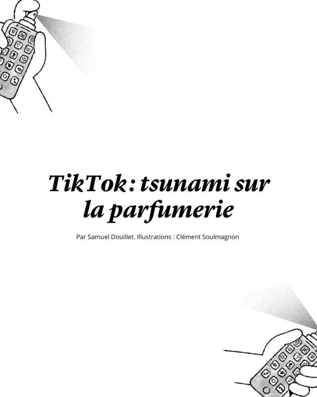 « Tiktok : Tsunami sur la parfumerie »⁠
⁠
Ce n’est pas nouveau : TikTok a pris d’assaut la parfumerie. On ne compte plus le nombre de vidéos qui vantent les mérites de tel ou tel parfum. Mais comment considérer la prolifération de contenus disparates sur le sujet Comment expliquer le succès de la plateforme autour de quelque chose qu’on ne peut, après tout, toujours pas sentir par écran interposé ? Plongeons dans les arcanes de l’olfaction sur TikTok pour déterminer si nous sommes en présence d’un téléachat contemporain ou d’un bouillon de culture. Enquête.⁠
⁠
—⁠
⁠
L’intégralité de cette enquête est à découvrir dans Nez#19, disponible sur shop.bynez.com (lien en bio), en librairies et dans une sélection de parfumeries indépendantes.⁠
⁠
#Tiktok #GenZ #Perfumetok ⁠