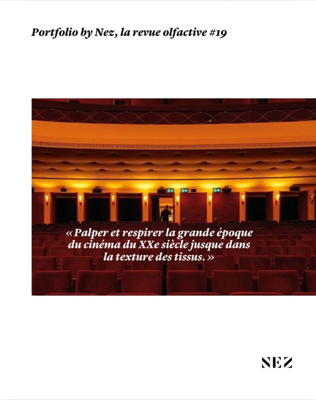 👃🎬Fragrances en Cinémascope 🎬👃
⁠
À Lausanne, en Suisse, Le Capitole fait figure de cinéma historique. ⁠
Dans cet écrin hors du temps s’est déroulée la projection 
en odorama des Parapluies de Cherbourg de Jacques Demy. Lors de cet événement, les parfumeurs de Luzi, Sidonie Grandperret et Marc Daniel Heimgartner, ont créé huit fragrances exclusives, chacune restituant l’ambiance et les émotions d’une scène emblématique du film. Parallèlement, Dom Smaz a réalisé l’illustration de la carte olfactive, publiée dans le dernier numéro de la revue olfactive Nez#19. Jeanne Bichet, directrice de la création parfum, a notamment joué
un rôle essentiel dans ce projet en tissant le lien entre les univers du parfum et du cinéma, donnant ainsi vie à cette expérience.⁠
⁠
Venez vivre ou revivre l’expérience de la projection
des Parapluies de Cherbourg en odorama durant la @perfumeweek le vendredi 4 juillet à 17h30 à la 
médiathèque Charles Nègre de Grasse.⁠
⁠
Retrouvez l’intégralité de l’article Fragrances en Cinémascope dans Nez #19, disponible sur shop.bynez.com (lien en bio), en librairies et dans une sélection de parfumeries indépendantes. ⁠⁠
Pour assister à la projection, rendez vous sur la billetterie de www.perfume-week.com.⁠
⁠
En collaboration avec @luzi.official & ⁠@scentis_official⁠
⁠
🖌️Guillaume Tesson⁠
📸 Dom Smaz⁠